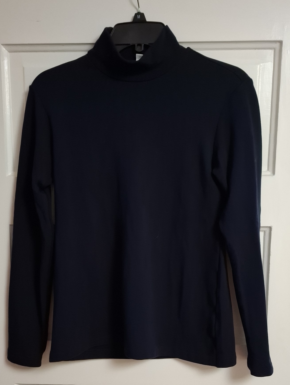 Women's Navy Blue Turtleneck Sweater